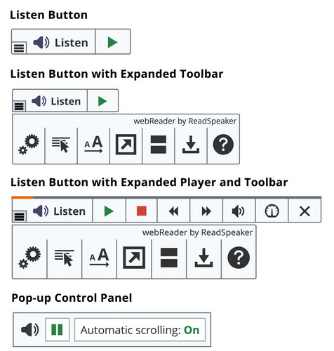 WebRieader functions